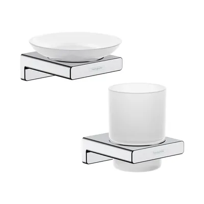 Набор Стакан Hansgrohe AddStoris 41749000 + Мыльница 41746000