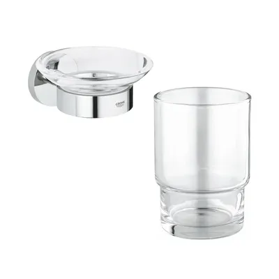 Набор Стакан Grohe Essentials 40372001 + Мыльница 40444001