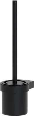 Ершик для унитаза Artwelle Schwarz 7729 настенный, черный, с подставкой и держателем
