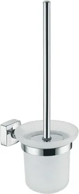 Ершик для унитаза Fixsen Kvadro FX-61313 настенный, хром, с подставкой и держателем