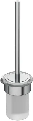 Ершик для унитаза Kludi Vela R 5897405 настенный, хром, с подставкой и держателем