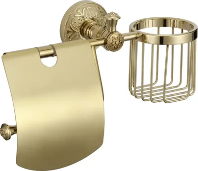 Держатель для туалетной бумаги Savol 58 b S-L05851B настенный, золото
