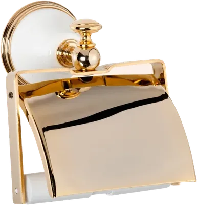 Держатель для туалетной бумаги Tiffany World Harmony TWHA219bi/oro настенный, золото, белый