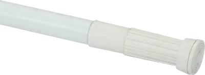 Телескопический карниз для ванны Savol S-070120W 120 см, прямой, матовый белый