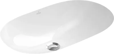Раковина встраиваемая снизу Villeroy & Boch O.Novo 41626001 65 альпийский белый, овальная