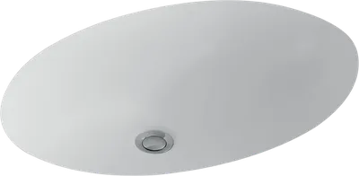Раковина встраиваемая снизу Villeroy & Boch Evana 61470001 57 альпийский белый, овальная, фаянс