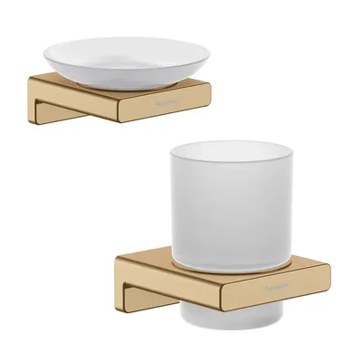 Набор Стакан Hansgrohe AddStoris 41749140 + Мыльница 41746140