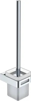 Ершик для унитаза Boheme Q 10954-CR настенный, хром, с подставкой и держателем