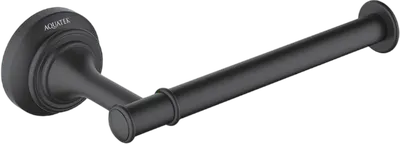 Держатель для туалетной бумаги AQUATEK Классик AQ4508MB настенный, матовый черный