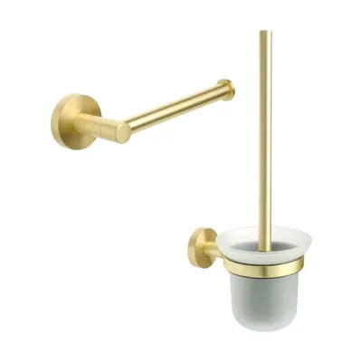 Набор Держатель Fixsen Comfort Gold 87010A + Ершик 87013