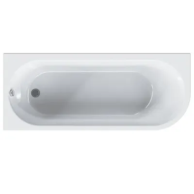 Акриловая ванна AM.PM X-Joy W94A 170x70 см, угловая, левая, пристенная, белая, асимметричная, с каркасом, с экраном