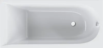 Акриловая ванна AM.PM Spirit V2.0 W72A-150-070W-A2 150x70 см, пристенная, белая, с каркасом