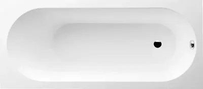 Акриловая ванна Villeroy & Boch Oberon UBQ170OBE2V-01 170x75 см, встраиваемая, цвет альпийский белый, на ножках