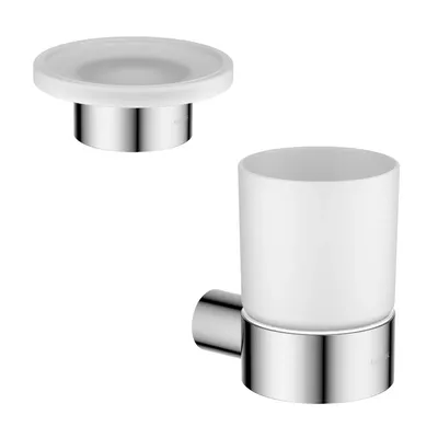 Набор Стакан AQUATEK Лира AQ4404CR + Мыльница AQ4426CR