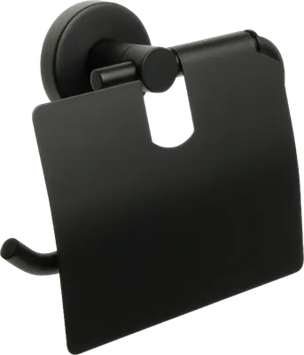 Держатель для туалетной бумаги Fixsen Comfort Black FX-86010 настенный, черный