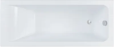 Акриловая ванна Aquanet Bright 216662 180x70 см, пристенная, белая, с каркасом