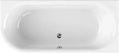 Акриловая ванна Cezares Metauro Corner R 180x80 см, правая, пристенная, белая, асимметричная, с каркасом