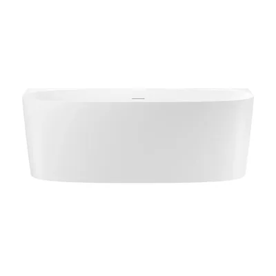 Акриловая ванна Wellsee Belle Spa 2.0 170x75 см, пристенная, белая, на ножках