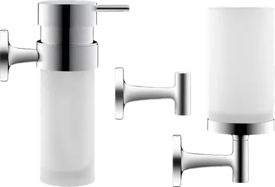 Набор Дозатор Duravit Starck T 0099351000 + Стакан 0099311000 + Крючок 0099291000