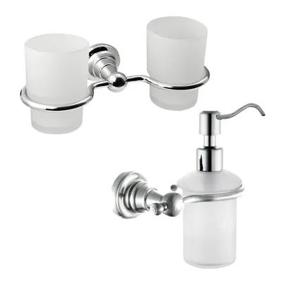 Набор Стакан Sapho Diamond 1317-05 + Дозатор 1317-19