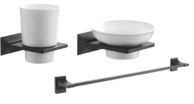 Набор Стакан Rose RG16H RG1612H + Мыльница RG1603H + Полотенцедержатель RG1617H