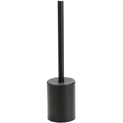 Ершик для унитаза Bemeta Organic Black 167113060 настенный, черный, с подставкой и держателем