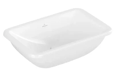 Раковина встраиваемая снизу Villeroy & Boch Loop & friends 4A560001 52 альпийский белый, прямоугольная