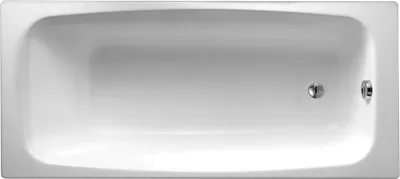 Чугунная ванна Jacob Delafon Diapason 170x75 см, встраиваемая, белая, на ножках