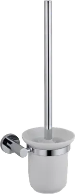 Ершик для унитаза AQUATEK Вега AQ4010CR настенный, хром, с подставкой и держателем