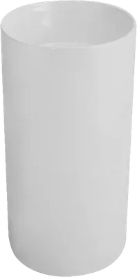 Раковина напольная SantiLine SL-4014 45 глянцевая белая, круглая, моноблок, фаянс
