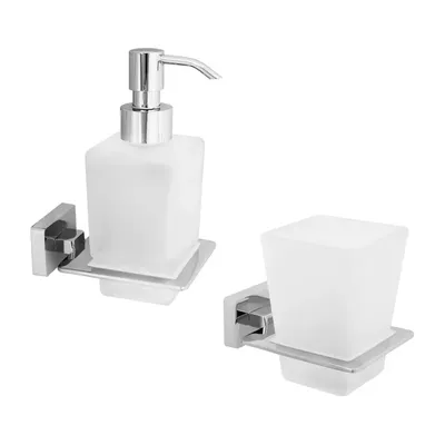 Набор Стакан Veragio Ramba VR.RMB-4940.CR + Дозатор VR.RMB-4970.CR