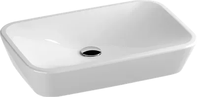 Накладная раковина Ravak Ceramic 600 R белая, прямоугольная