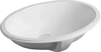 Раковина встраиваемая снизу Simas Nevada S 53 58 белая, овальная