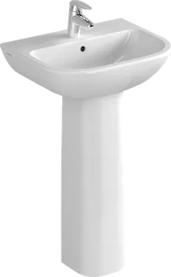 Раковина VitrA S20 5503B003 60 глянцевая белая, с пьедесталом