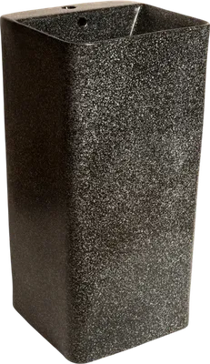 Раковина напольная SantiLine SL-4005MC 42 бетон, квадратная, моноблок, фаянс