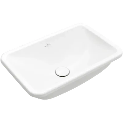 Раковина встраиваемая сверху Villeroy & Boch Loop & friends 4A640001 51 альпийский белый, прямоугольная