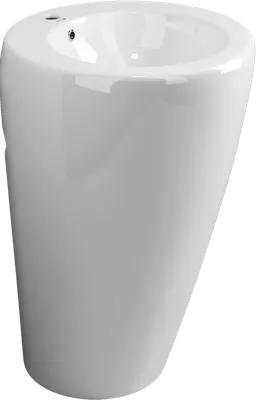 Раковина напольная Ceramicanova CN1807 850 53 белая, круглая, моноблок