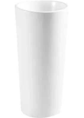 Раковина напольная SantiLine SL-4012 41 белая, круглая, моноблок, фаянс