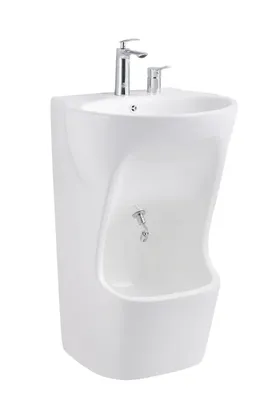Комплект 2 в 1 SantiLine SL-4030 глянцевый белый, для омовения
