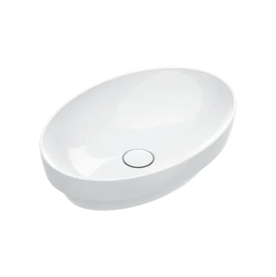 Раковина встраиваемая сверху Catalano Sfera 524580001 58х40 глянцевая белая, овальная