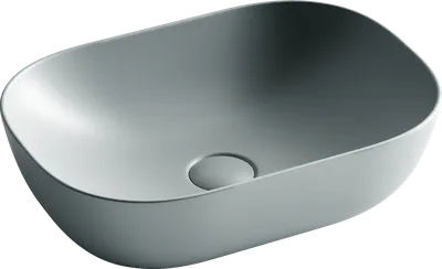 Накладная раковина Ceramicanova Element CN6009MH 46 матовый антрацит, прямоугольная
