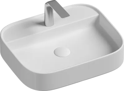Накладная раковина Ceramicanova Element CN6034 55 белая, прямоугольная