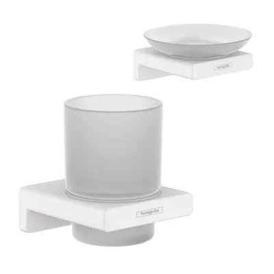 Набор Стакан Hansgrohe AddStoris 41749700 + Мыльница 41746700