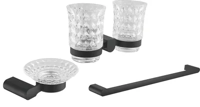 Набор Стакан Rose RG17H RG1722H + Мыльница RG1703H + Полотенцедержатель RG1717H