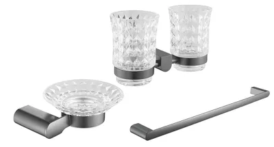 Набор Стакан Rose RG17T RG1722T + Мыльница RG1703T + Полотенцедержатель RG1717T