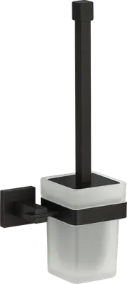 Ершик для унитаза Savol 65 S-06594H настенный, черный, с подставкой и держателем