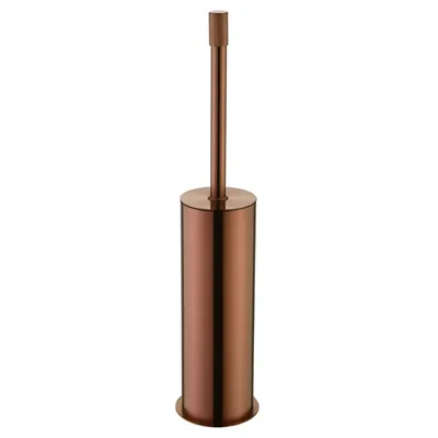 Ершик для унитаза Boheme Uno 10979-CB напольный, медь, с подставкой