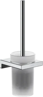 Ершик для унитаза Hansgrohe AddStoris 41752000 настенный, хром, с подставкой и держателем