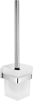 Ершик для унитаза Timo Selene 10061/00 chrome настенный, хром, с подставкой и держателем