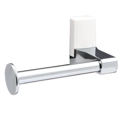 Держатель для туалетной бумаги Wasserkraft Leine White K-5096WHITE настенный, хром, белый